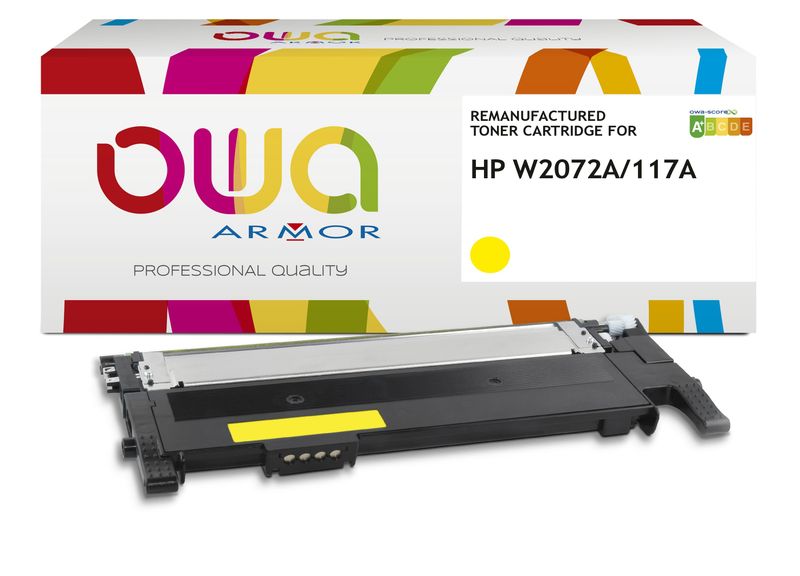 OWA Armor toner kompatibilný s HP W2072A, 117A, 700st, žltá/yellow