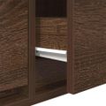 vidaXL TV stolíky 2 ks hnedý dub 60x31x25,5 cm spracované drevo
