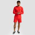 Mikina Limitless Hot Red - GymBeam, veľkosť S, veľkosť oblečenia S