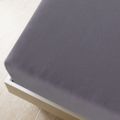 vidaXL Priliehavé prestieradlo Jersey antracitové 90x200 cm bavlna