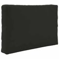 vidaXL Vankúš na vonkajšiu pohovku Polyester Čierna 60 x 60 cm