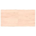 vidaXL Stolová doska 120x60x(2-4) cm neošetrený masív živé hrany