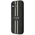Puzdro Guess 4G Printed Stripes MagSafe pre iPhone 17 čierne