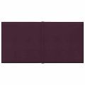 vidaXL Nástenné panely 12 ks fialové 30x15 cm látkové 0,54 m²