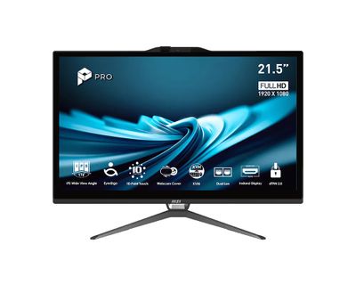 MSI PRO/AP222T 14MA-668EU/21,5''/FHD/T/G7400/8GB/128GB/Intel int/W11P/Čierna/3R