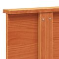 vidaXL Čelo postele voskové hnedé 90 cm masívna borovica
