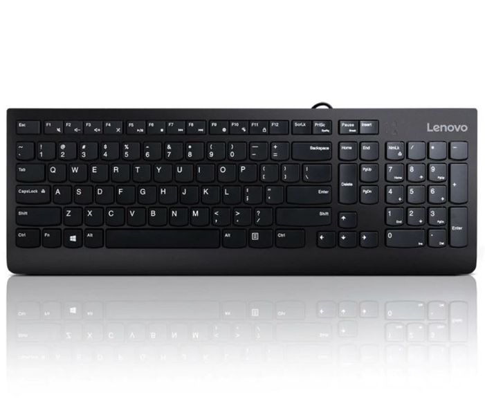Lenovo 300/Drôtová USB/ CZ layout/Čierna