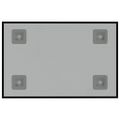 vidaXL Nástenná magnetická tabuľa čierna 30x20 cm tvrdené sklo