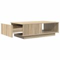 vidaXL Konferenčný stolík Sonoma dub 95 x 55 x 31 cm Kompozitné drevo