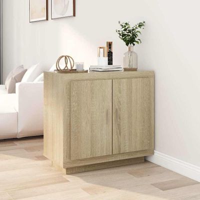 vidaXL Komoda dub sonoma 80x40x75 cm spracované drevo