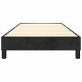vidaXL Posteľný rám s boxspringom čierny 100x200 cm zamat