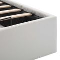 vidaXL Hydraulický posteľný rám+úložný priestor, umelá koža 160x200 cm