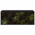 vidaXL Nástenný TV kabinet ELBURG 102 x 33 x 40 cm Čierny dub
