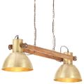 vidaXL Industriálna závesná lampa 25 W mosadzná 109 cm E27