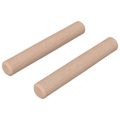 vidaXL Drevené kolíky 2 ks Prírodná Ø 6 x 40 mm Masívne drevo