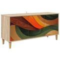 vidaXL TV skrinka BONN 102 x 33 x 50 cm Sonoma Kompozitné drevo