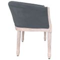 vidaXL Lavička tmavosivá 98x56x69 cm zamat