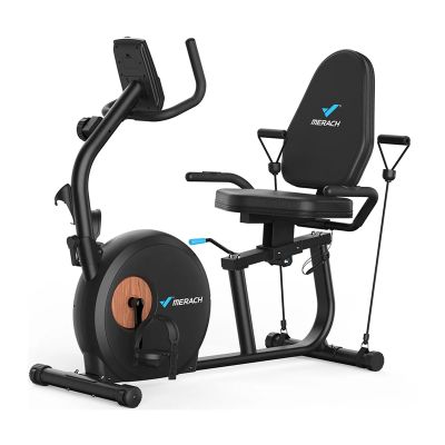 Ležérny cvičebný bicykel MERACH MR-S23B1-EU (čierny)