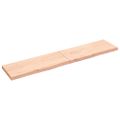 vidaXL Kúpeľňová doska 200x40x(2-6) cm neošetrený masív