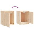 vidaXL Nástenné skrinky 2 ks 30x30x35 cm masívna borovica