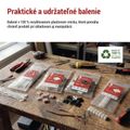 Samolepiaca príchytka sťahovacej pásky 30×30, čierna, 25 ks