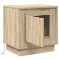 vidaXL Nočný stolík 2 ks Sonoma dub 44 x 34,5 x 45 cm Kompozitné drevo