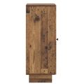 vidaXL Servírovacia skriňa Staré drevo 33 x 34,5 x 90 cm