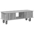 vidaXL TV stolík 100 x 35 x 35 cm Sivý Sonoma Kompozitné drevo