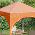 vidaXL Prístrešok na párty 194 x 194 x 245 cm Oranžová