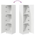 vidaXL Highboard Biela 31.5 x 32 x 122.5 cm