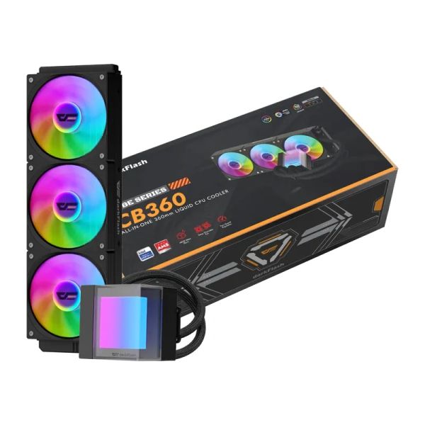 Vodou chladený chladič procesora DarkFlash CB360 (čierny)