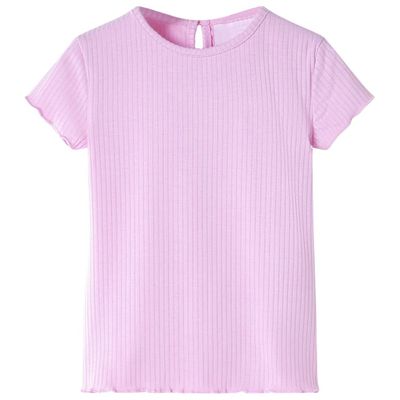 vidaXL Detské tričko svetloružové 116