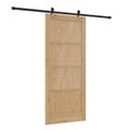 vidaXL Posuvné dvere ORKDAL 86 x 198,5 cm Borovicový masív Prírodná