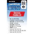 Žiarovky servisný box ŠKODA FABIA III H7