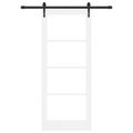 vidaXL Posuvné dvere ORKDAL 83 x 202 cm Biela