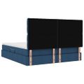 vidaXL Postel s úložným prostorem a matrací Modrá 160 x 200 cm látka