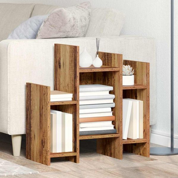 vidaXL Bočná skrinka Staré drevo 60 x 26 x 60 cm Kompozitné drevo