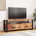 vidaXL TV skrinka zo akáciaového dreva 120x35x45 cm