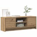 vidaXL TV skrinka Artisan Dub 102x30x37,5 cm Konštrukčné drevo