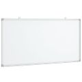 vidaXL Magnetická biela tabuľa 60x30x1,7 cm hliník