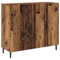 vidaXL Servírovacia skriňa Staré drevo 90 x 34 x 80 cm