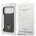 Puzdro Guess 4G Double Card Triangle pre iPhone 17 Pro Max čierne