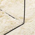 vidaXL Chlpatý koberec s vysokým vlasom NAVARRA krémový 120x170 cm