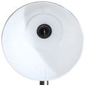 vidaXL Podlahová lampa 25 W čierna 30x30x90-150 cm E27