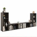 vidaXL TV skrinky 4 ks sivé 107x35x37 cm drevotrieska