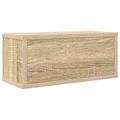 vidaXL Roh na skladovanie CD Dub sonoma 40 x 17 x 17 cm