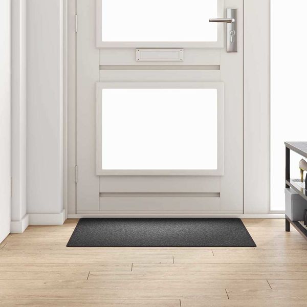 vidaXL Behúň koberec Tmavo šedá 100 x 100 cm 100% polypropylén