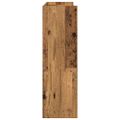 vidaXL Regál na topánky staré drevo 80x25x81 cm spracované drevo