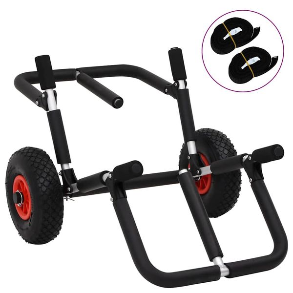 vidaXL SUP vozík pre 2 surfovacie dosky skladací 90 kg hliník