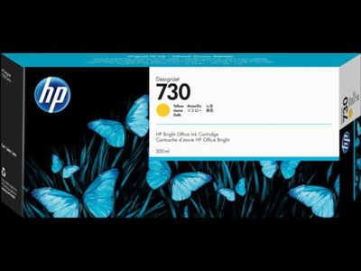 HP 730 300 ml Yellow Ink Cartridge